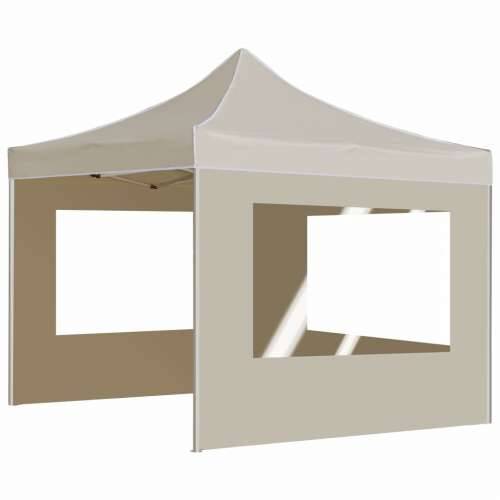 Profesionalni sklopivi šator za zabave 3 x 3 m krem Cijena