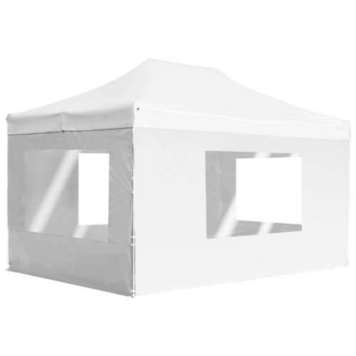 Profesionalni sklopivi šator za zabave 4,5 x 3 m bijeli