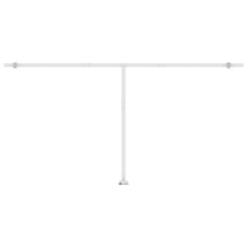Tenda na ručno uvlačenje s LED svjetlom 600x300 cm plavo-bijela - Plava i bijela 600 x 300 cm 1 Cijena