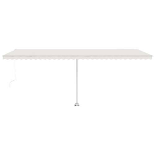 Tenda na ručno uvlačenje s LED svjetlima 600 x 300 cm krem - Krema 600 x 300 cm 1 Cijena