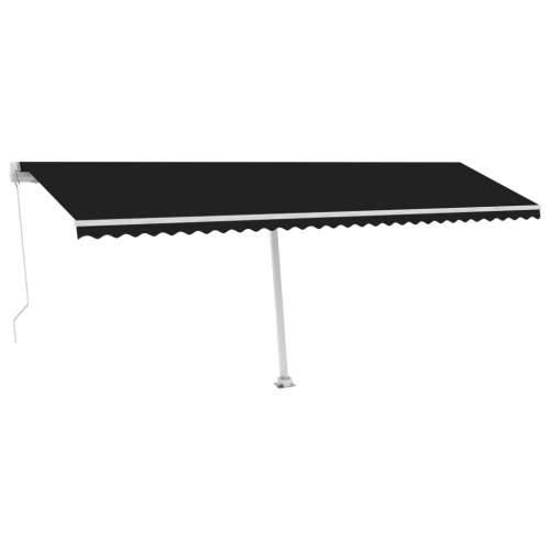 Tenda na ručno uvlačenje s LED svjetlima 600 x 300 cm antracit - Antracit 600 x 300 cm 1 Cijena