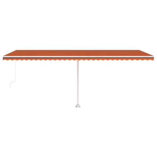 Tenda na ručno uvlačenje LED 600 x 300 cm narančasto-smeđa - Šareni 600 x 300 cm 1 Cijena