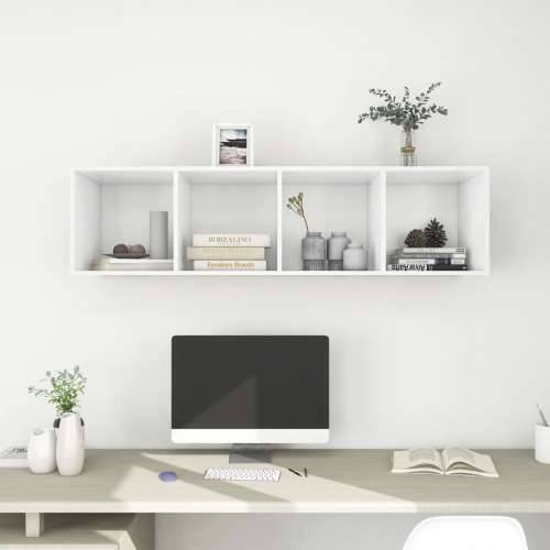 Zidni TV ormarić bijeli 37 x 37 x 142,5 cm konstruirano drvo - Bijela 1 142.5 cm Cijena