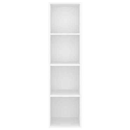 Zidni TV ormarić bijeli 37 x 37 x 142,5 cm konstruirano drvo - Bijela 1 142.5 cm Cijena