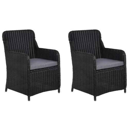 Vrtna garnitura - 3-dijelni vrtni blagovaonski set crni - Crna Ne 2 Cijena