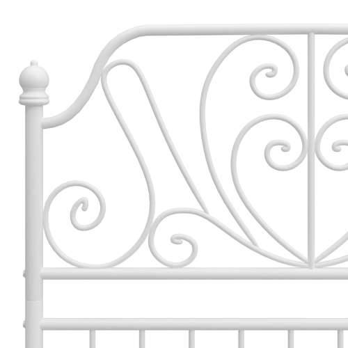 Okvir za krevet bijeli metalni 90 x 200 cm - Bijela 90 x 200 cm Cijena