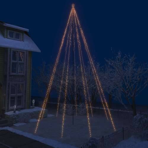 Božićno drvce s padajućim LED svjetlima 1300 LED žarulja 8 m Cijena