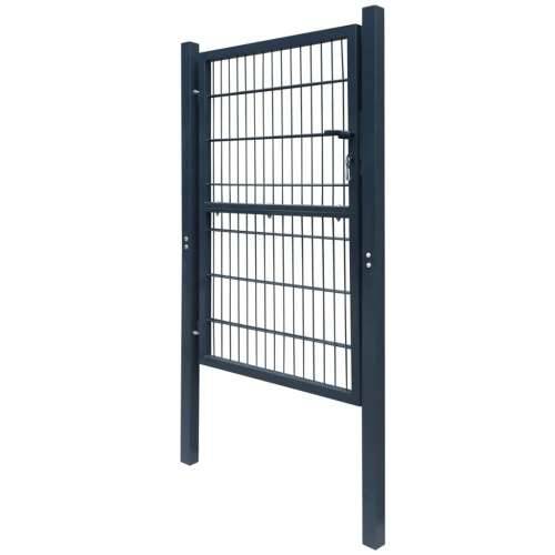 2D vrata za ogradu (jednostruka) antracit siva 106 x 190 cm Cijena