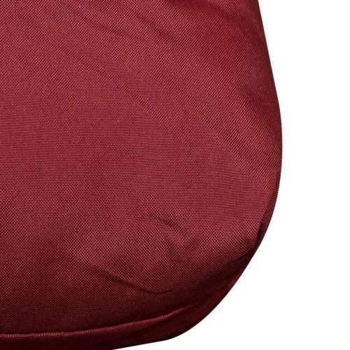 Tapecirani jastuk za naslon sjedala vino crveni 120 x 40 x 10 cm Cijena