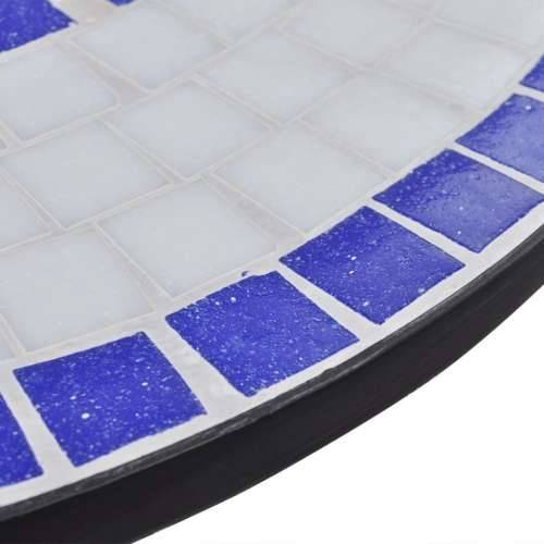 Bistro stolić plavo-bijeli 60 cm s mozaikom Cijena
