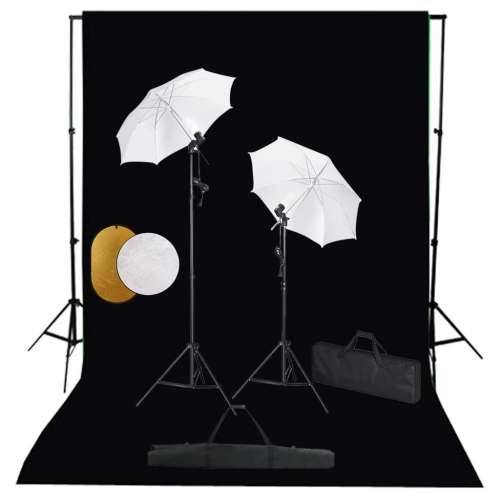 Fotografska oprema: svjetla, kišobrani, pozadina i reflektori - Crna 300 x 300 cm 1 Cijena