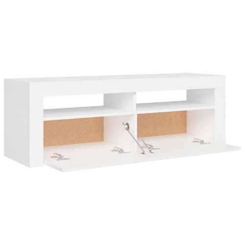 TV ormarić s LED svjetlima bijeli 120 x 35 x 40 cm - Bijela 1 Cijena