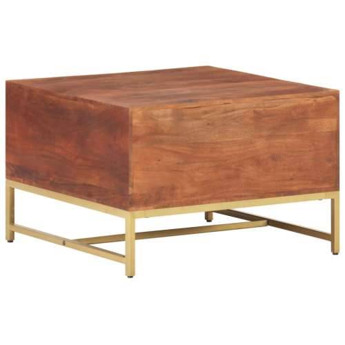 Stolić za kavu boje meda 67 x 67 x 45 cm masivno bagremovo drvo 1 Masivno bagremovo drvo Cijena
