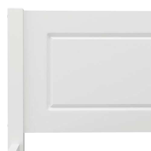 Okvir za krevet od masivne borovine bijeli 160 x 200 cm - Bijela 160 x 200 cm Cijena