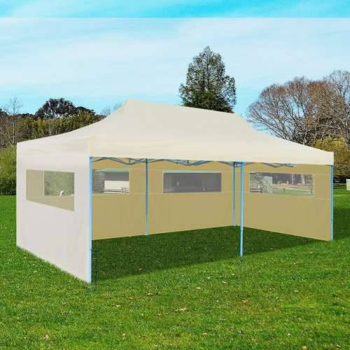 Sklopivi Pop-up Šator za Zabave Krem 3 x 6 m Cijena
