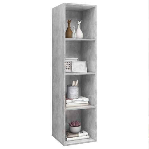 Zidni TV ormarić boja betona 37x37x142,5 cm konstruirano drvo - Beton siva 1 142.5 cm Cijena