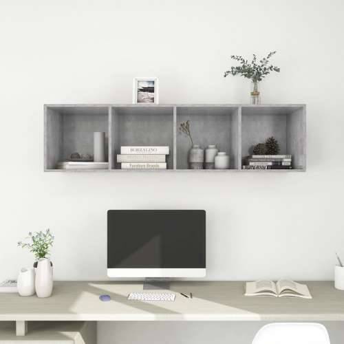 Zidni TV ormarić boja betona 37x37x142,5 cm konstruirano drvo - Beton siva 1 142.5 cm Cijena