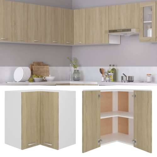 Viseći kutni ormarić “Lyon” boja hrasta 57x57x60 cm - sonoma hrast 57 x 57 x 60 cm 1 1x hanging corner cabinet Cijena