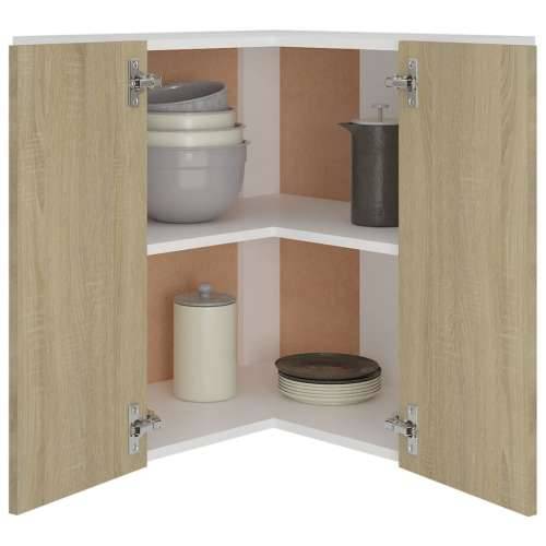 Viseći kutni ormarić “Lyon” boja hrasta 57x57x60 cm - sonoma hrast 57 x 57 x 60 cm 1 1x hanging corner cabinet Cijena