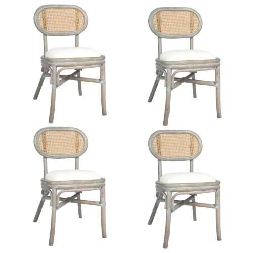 Blagovaonske stolice 4 kom sive od platna Cijena