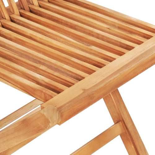 3-dijelni bistro set s kraljevsko plavim jastucima od tikovine - Kraljevski plava 3 Cijena