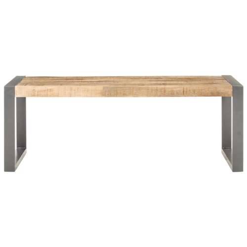 Stolić za kavu 110 x 60 x 40 cm od grubog drva manga - Siva 1 Cijena