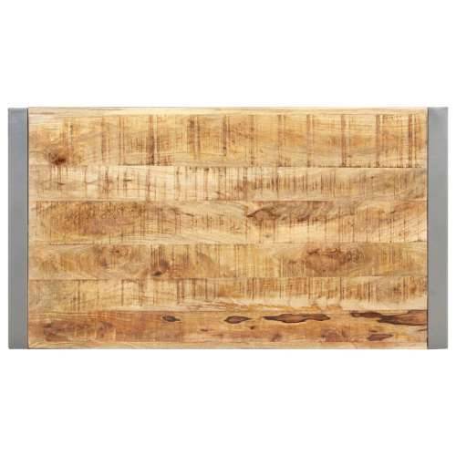 Stolić za kavu 110 x 60 x 40 cm od grubog drva manga - Siva 1 Cijena