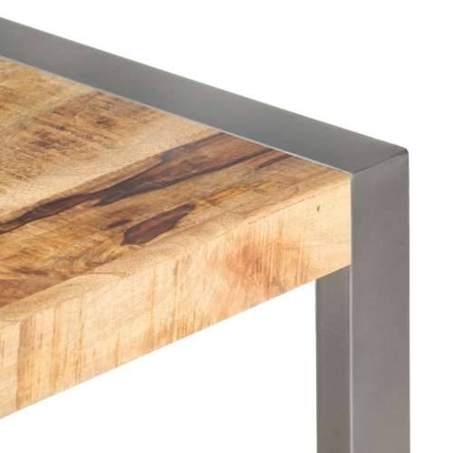 Stolić za kavu 110 x 60 x 40 cm od grubog drva manga - Siva 1 Cijena