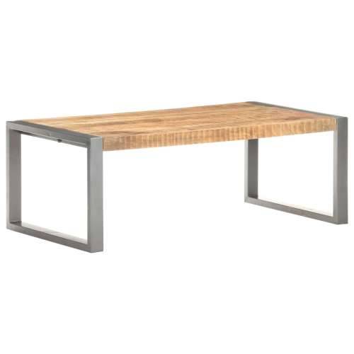 Stolić za kavu 110 x 60 x 40 cm od grubog drva manga - Siva 1 Cijena