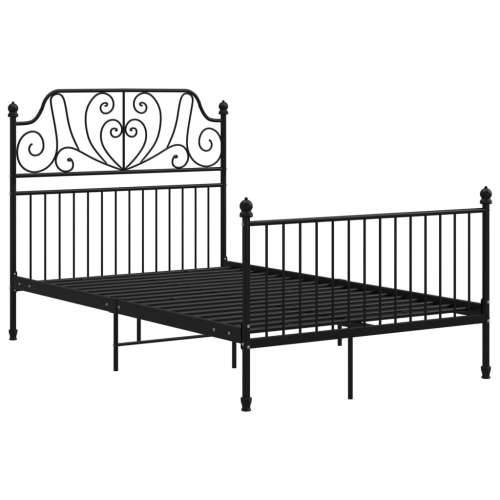 Okvir za krevet crni metalni 120 x 200 cm - Crna 120 x 200 cm Cijena