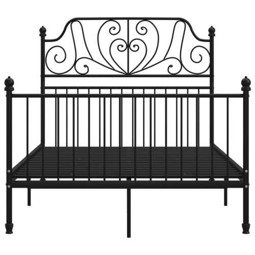 Okvir za krevet crni metalni 120 x 200 cm - Crna 120 x 200 cm Cijena