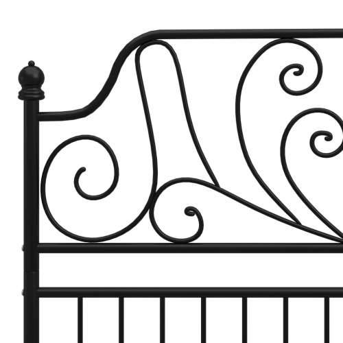 Okvir za krevet crni metalni 120 x 200 cm - Crna 120 x 200 cm Cijena