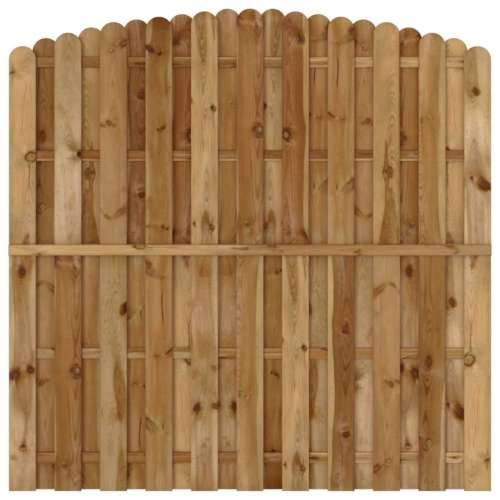 Panel za ogradu od borovine 180 x (165 - 180) cm Cijena