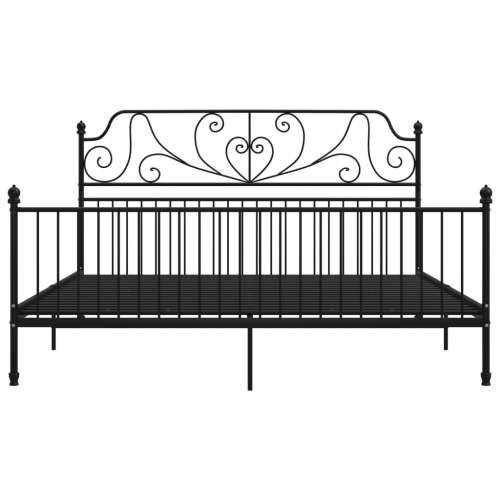 Okvir za krevet crni metalni 180 x 200 cm - Crna 180 x 200 cm Cijena