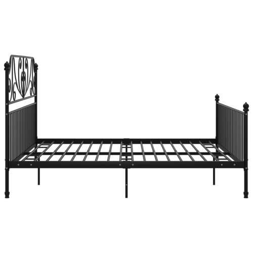 Okvir za krevet crni metalni 180 x 200 cm - Crna 180 x 200 cm Cijena