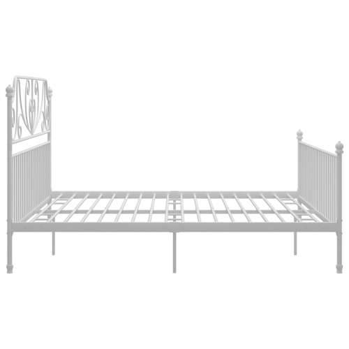 Okvir za krevet bijeli metalni 200 x 200 cm - Bijela 200 x 200 cm Cijena
