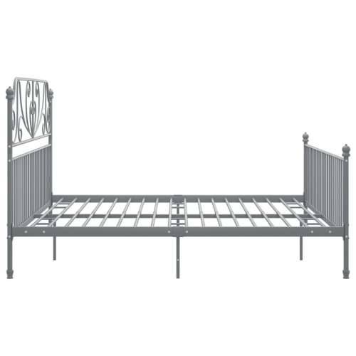 Okvir za krevet sivi metalni 200 x 200 cm - Siva 200 x 200 cm Cijena