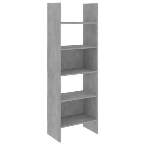 Ormarić za knjige boja betona 60x35x180 cm konstruirano drvo - Beton siva 1 Cijena