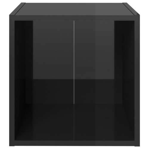 TV ormarići 4 kom sjajni crni 37 x 35 x 37 cm konstruirano drvo - visoko sjajno crna 4 Cijena