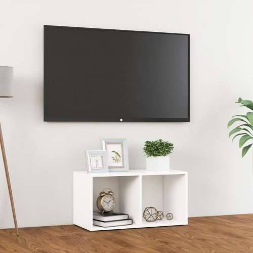 TV ormarić bijeli 72 x 35 x 36,5 cm od konstruiranog drva - Bijela 1 36.5 cm 72 cm Cijena