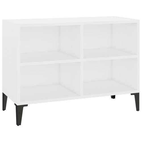 TV ormarić s metalnim nogama bijeli 69,5 x 30 x 50 cm - Bijela 1 69.5 cm Cijena