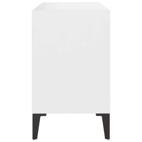 TV ormarić s metalnim nogama bijeli 69,5 x 30 x 50 cm - Bijela 1 69.5 cm Cijena