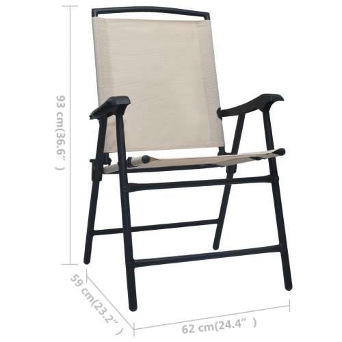 3-dijelni bistro set krem čelični - Krema 3 Cijena