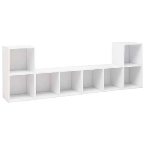 TV ormarići 4 kom bijeli 72 x 35 x 36,5 cm konstruirano drvo - Bijela 4 Cijena