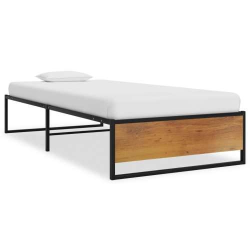 Okvir za krevet crni metalni 90 x 200 cm 90 x 200 cm Cijena
