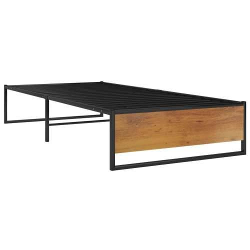 Okvir za krevet crni metalni 90 x 200 cm 90 x 200 cm Cijena