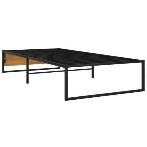 Okvir za krevet crni metalni 90 x 200 cm 90 x 200 cm Cijena