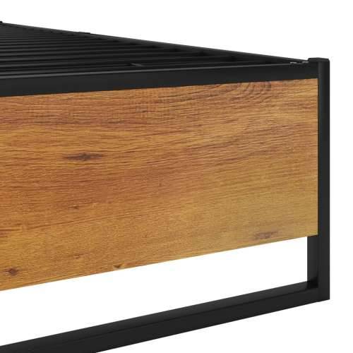 Okvir za krevet crni metalni 100 x 200 cm - 100 x 200 cm Cijena