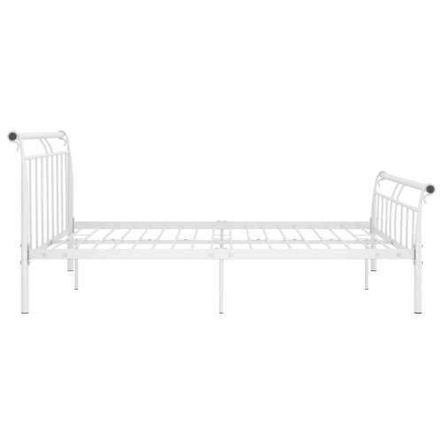 Okvir za krevet bijeli metalni 160 x 200 cm - Bijela 160 x 200 cm Cijena