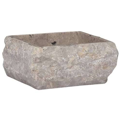Lavabo - Umivaonik sivi 30 x 30 x 13 cm mramorni - Siva Cijena